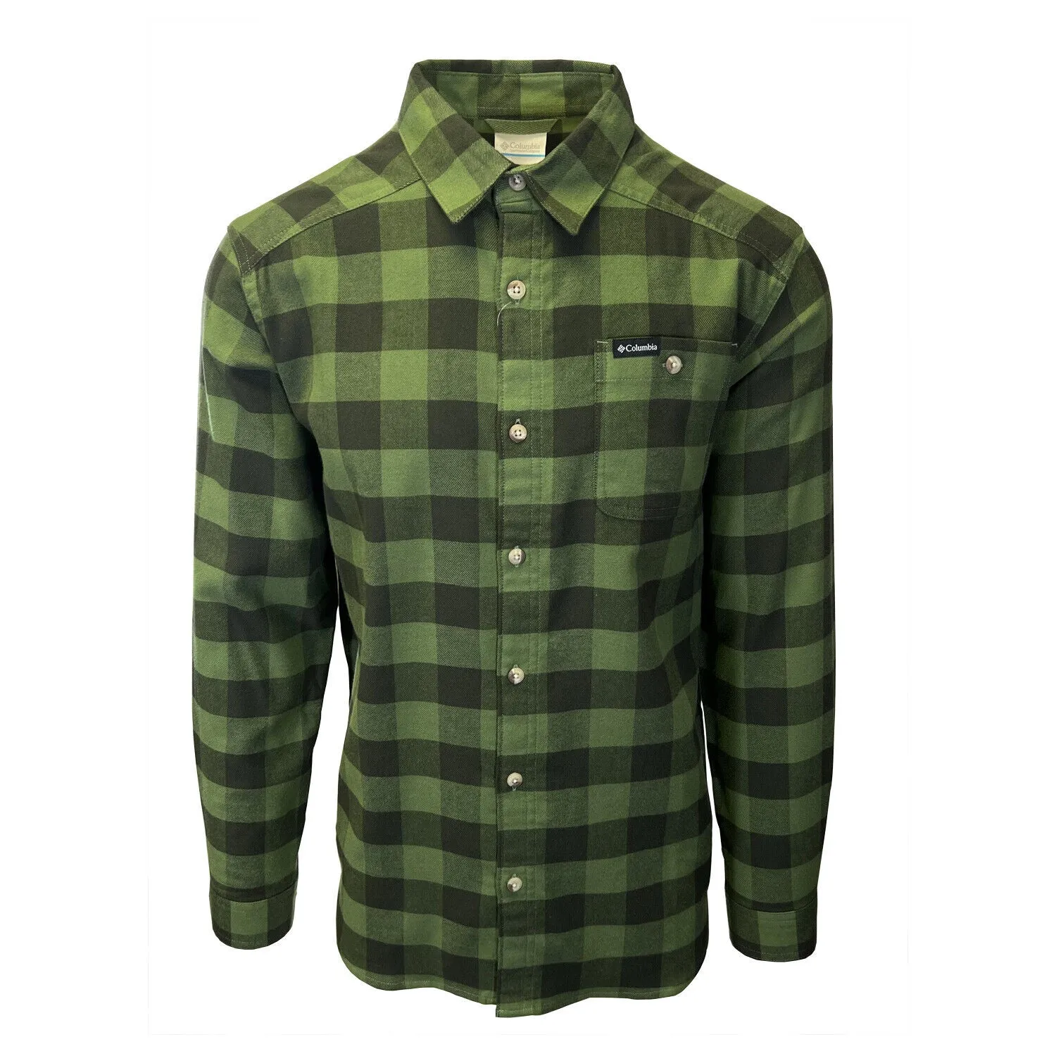 Columbia Men's Canteen Buffalo Check Shirt Cornell Woods Flannel L/S (352) Columbia Clothing