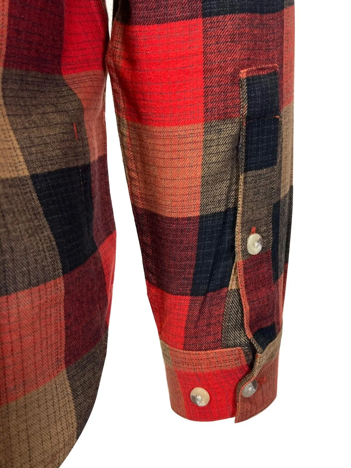 Columbia Men's Red Jasper Buffalo Check Shirt Cornell Woods Flannel L/S (698) Columbia Clothing
