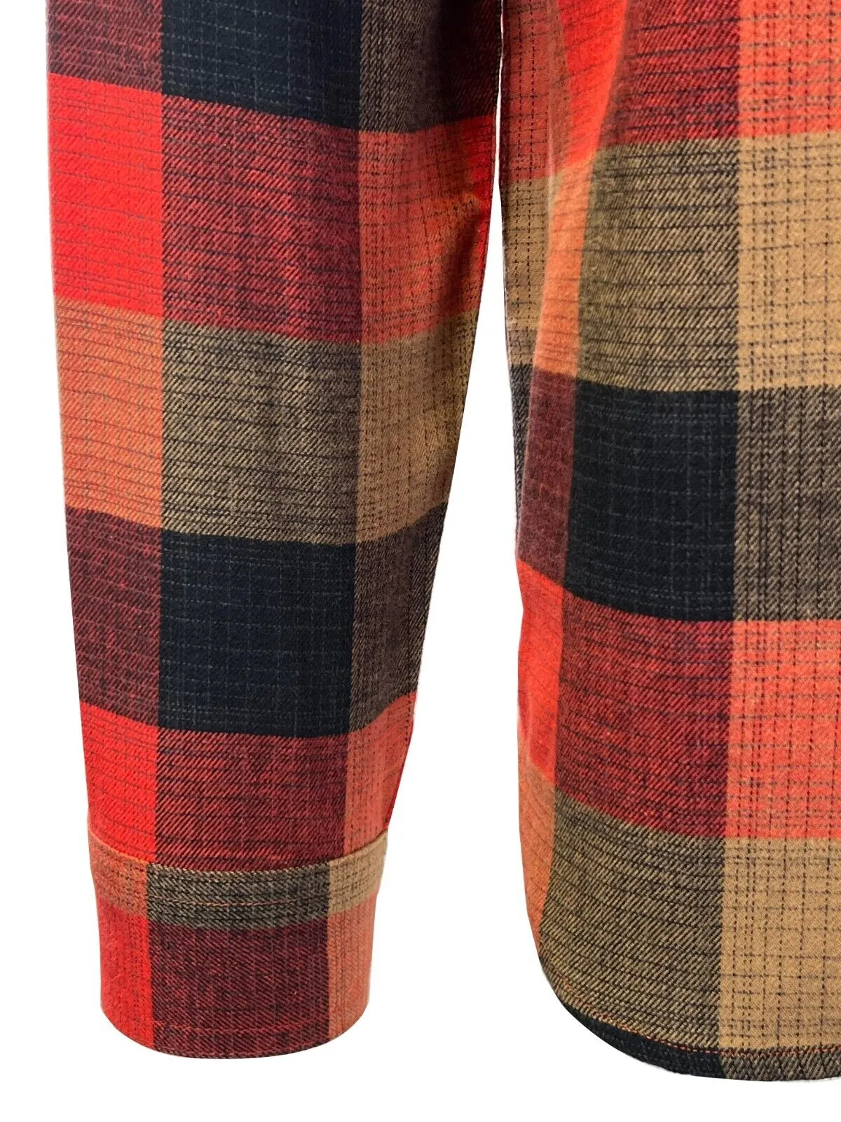 Columbia Men's Red Jasper Buffalo Check Shirt Cornell Woods Flannel L/S (698) Columbia Clothing