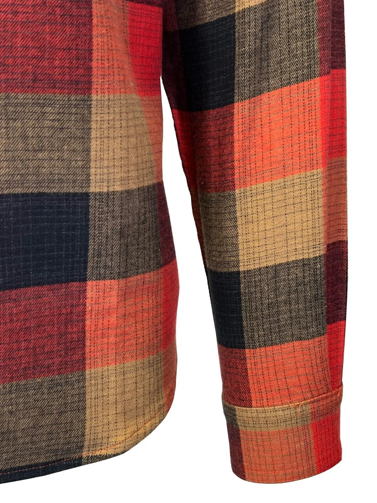 Columbia Men's Red Jasper Buffalo Check Shirt Cornell Woods Flannel L/S (698) Columbia Clothing