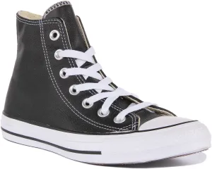 Converse 132170 CT All Star Hi Leather Trainer In Black Shoes Converse