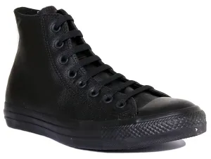 Converse 135251 CT All Star Hi Leather Trainer In Black For Unisex Shoes Converse