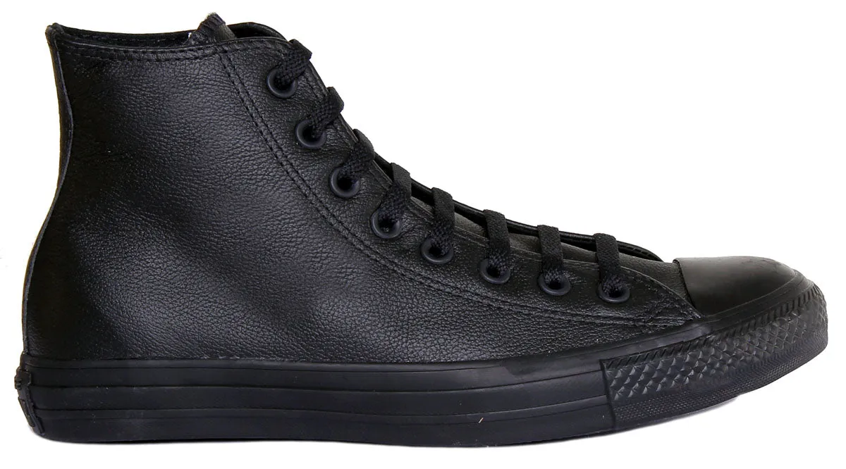 Converse 135251 CT All Star Hi Leather Trainer In Black For Unisex Shoes Converse