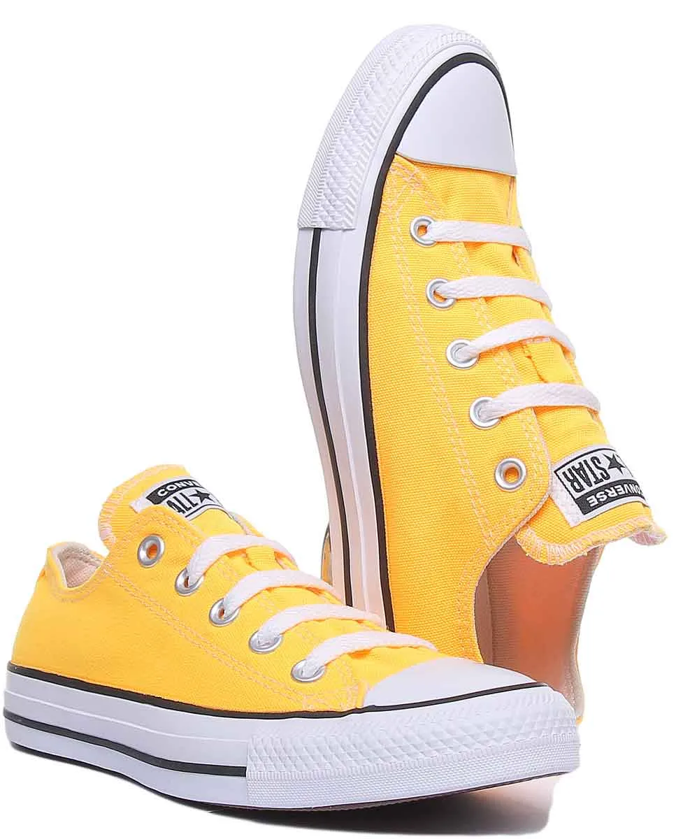 Converse 167235C CT All Star Low Trainer In Orange Shoes Converse