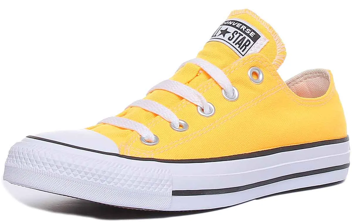 Converse 167235C CT All Star Low Trainer In Orange Shoes Converse