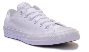 Converse 1U647 CT All Star Low Trainer In White Mono Shoes Converse