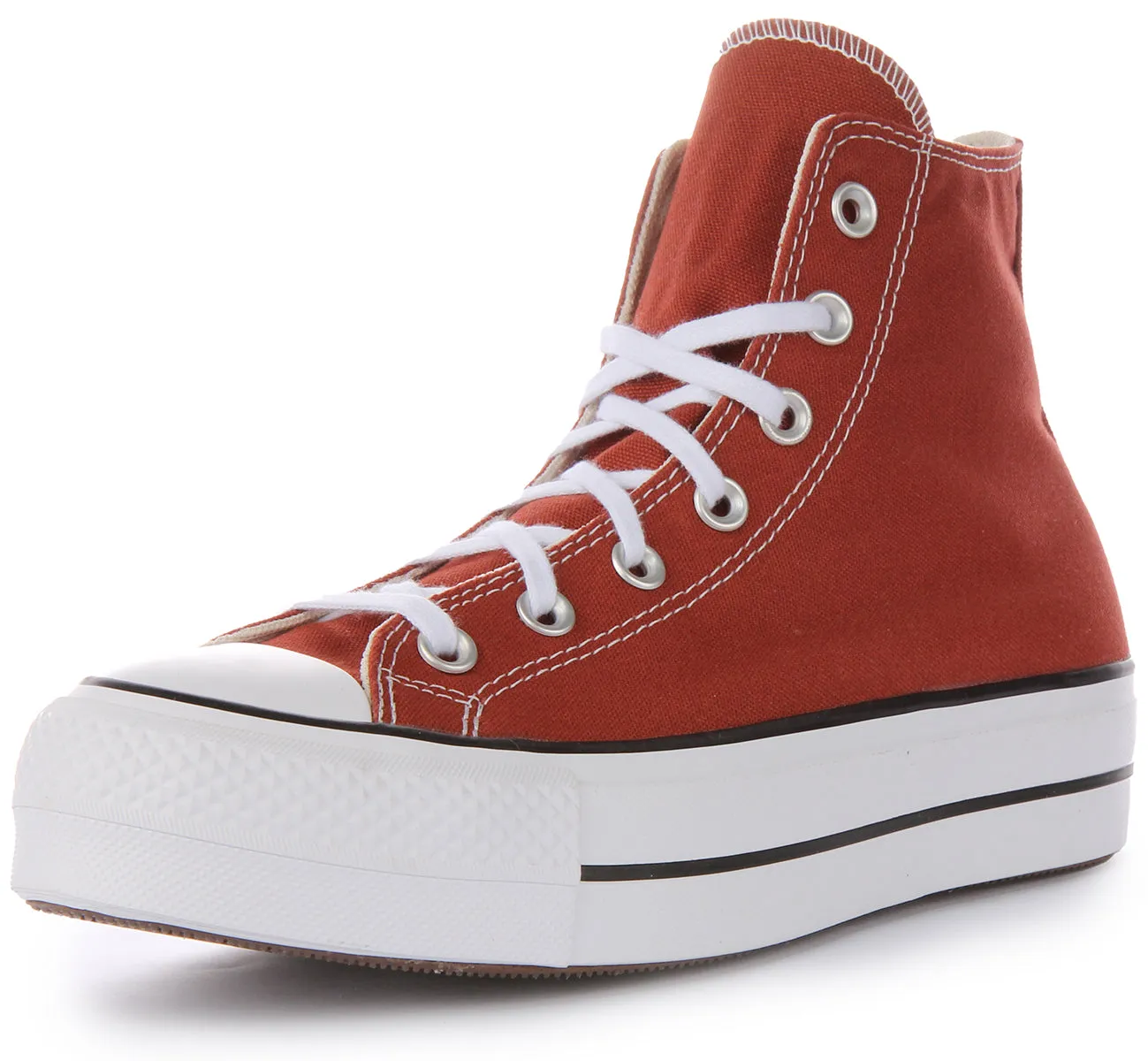 Converse A06896C All Star Lift In Spice Brown Shoes Converse