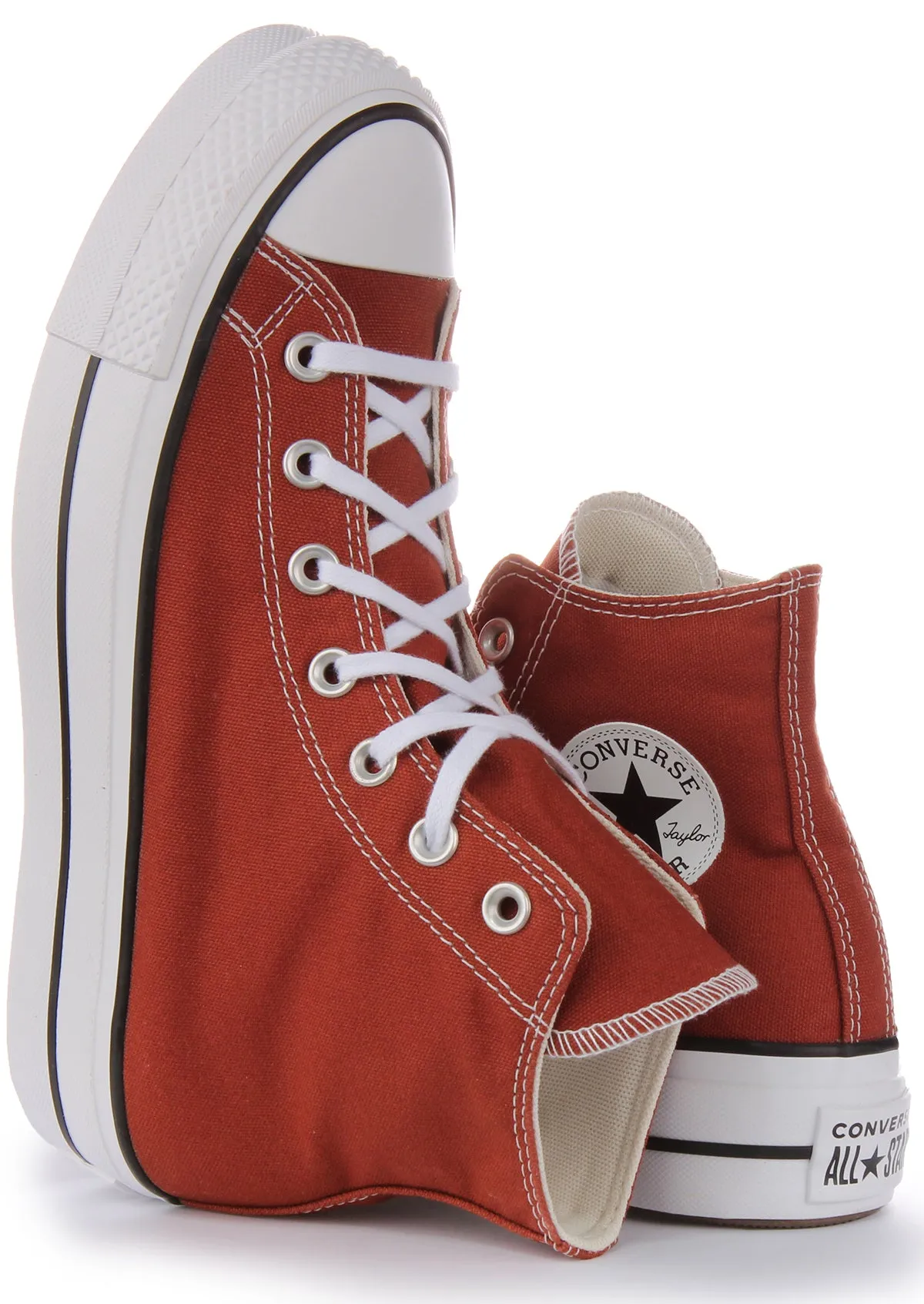 Converse A06896C All Star Lift In Spice Brown Shoes Converse