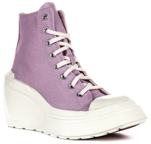Converse A07584C De Luxe Wedge In Pink White For Women Shoes Converse