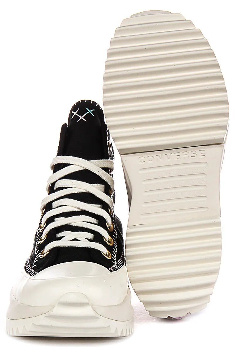 Converse A08733C Runstar Hike In Black Gold Shoes Converse