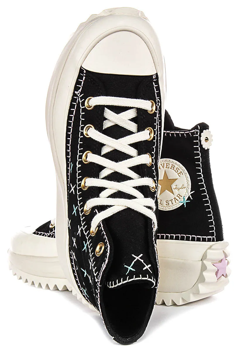 Converse A08733C Runstar Hike In Black Gold Shoes Converse