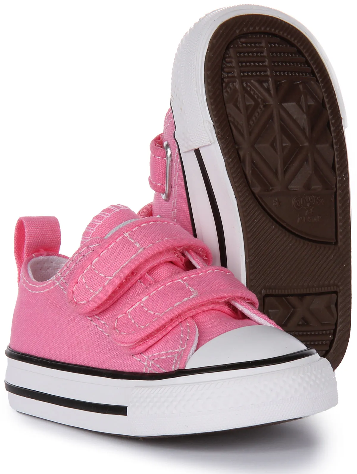 Converse All Star 709447C Velcro 2 Strap In Pink For Infants Shoes Converse