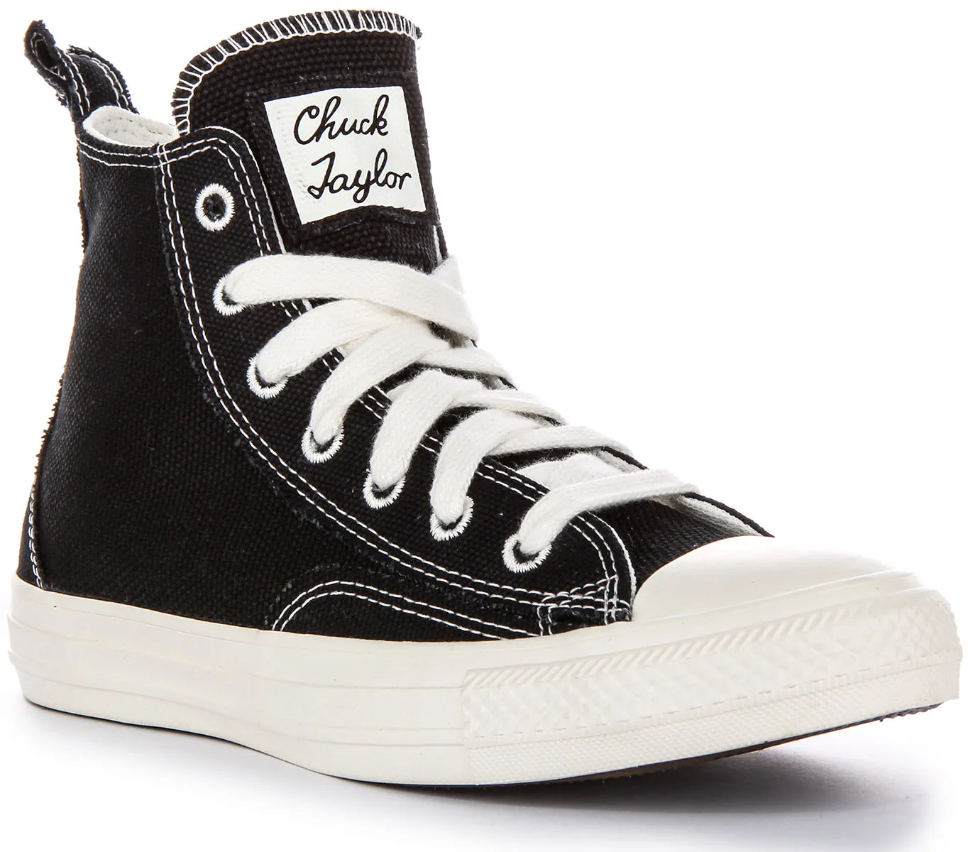 Converse All Star A06100C Oversize Patch In Black White Shoes Converse