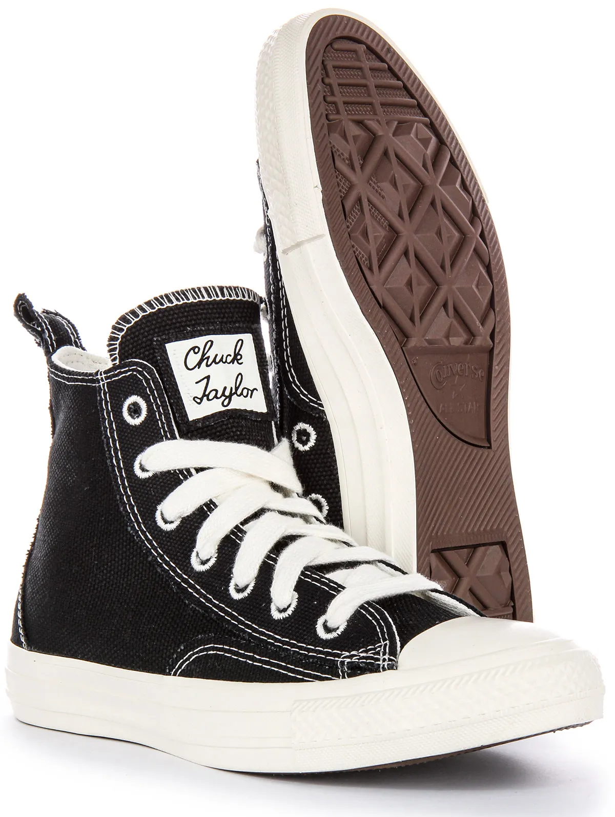 Converse All Star A06100C Oversize Patch In Black White Shoes Converse