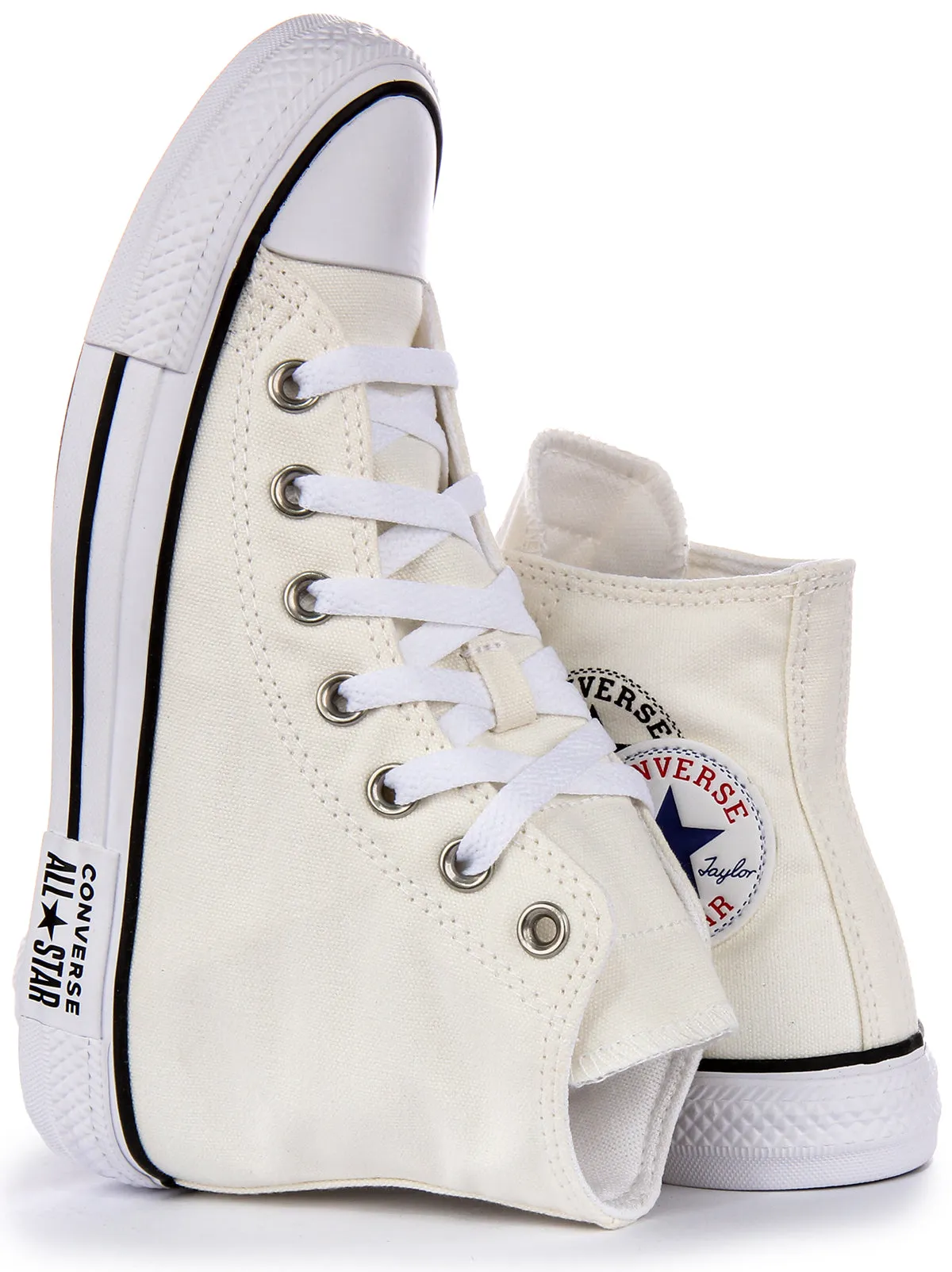 Converse All Star A09205C Patch Logo In White Shoes Converse