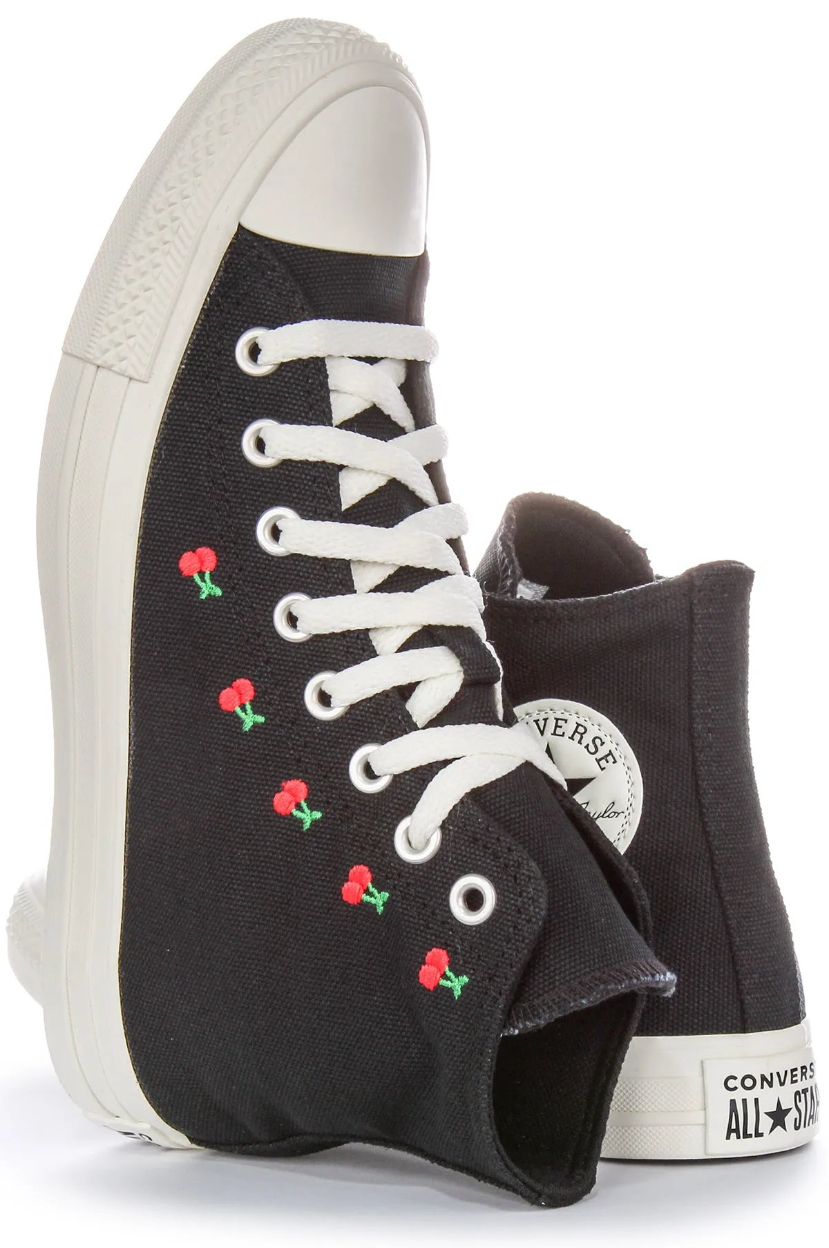 Converse All Star Cherries A08142C In Black Red For Women Shoes Converse