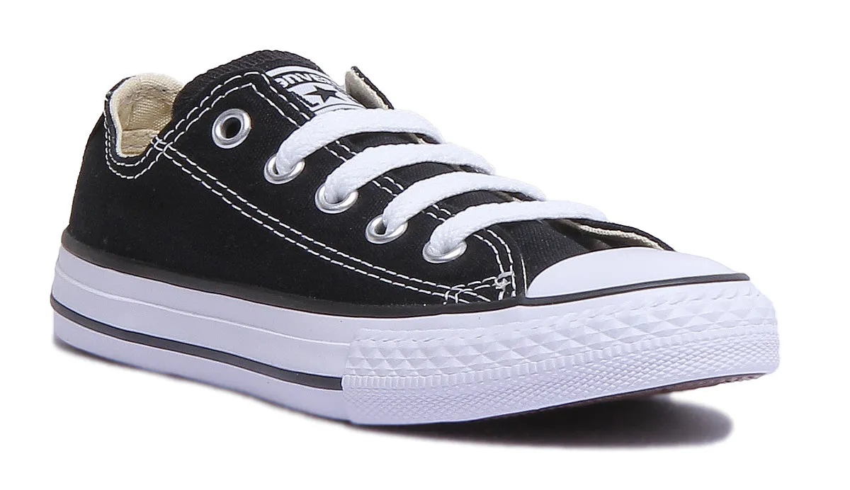 Converse All Star Core Kids Low In Black Shoes Converse