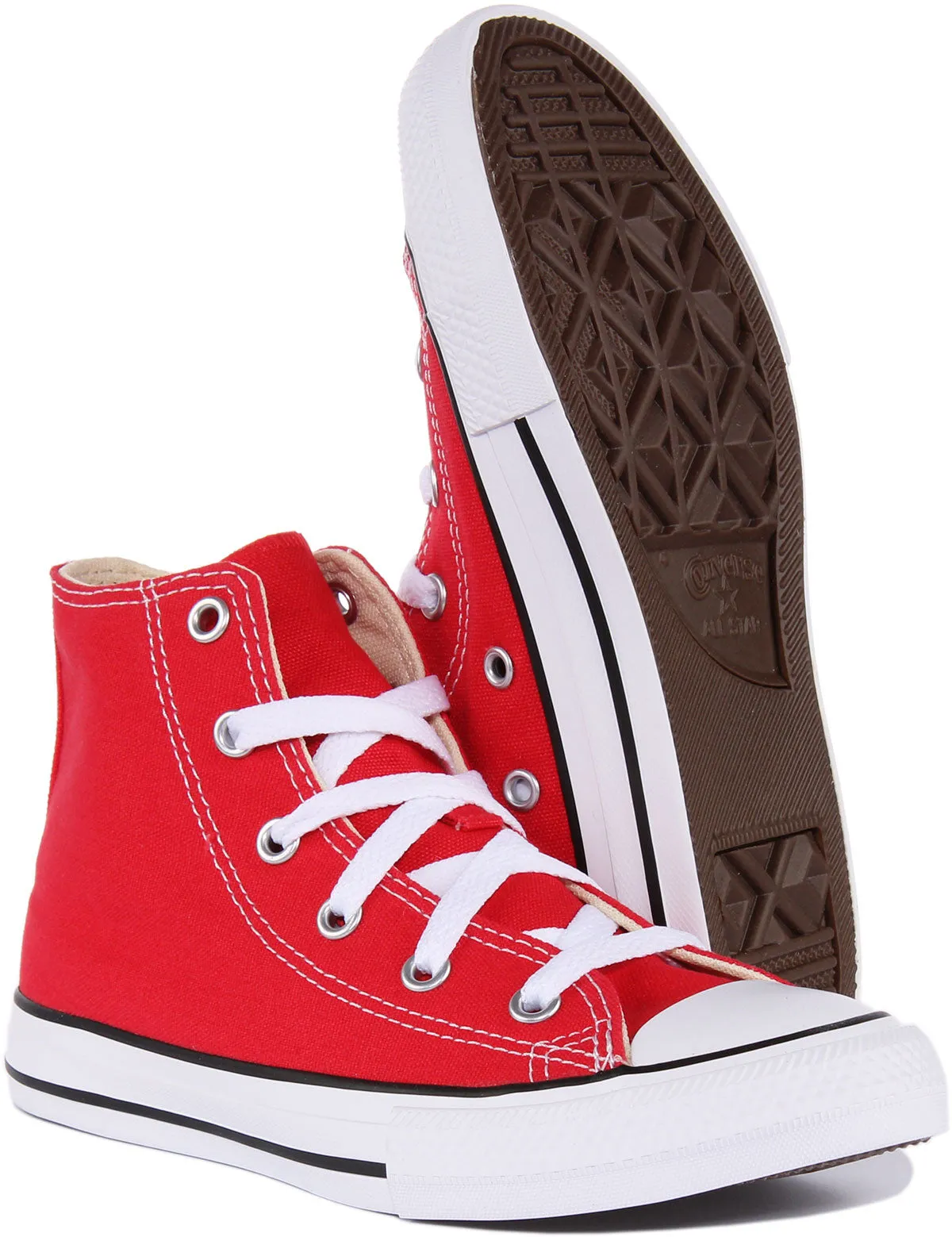 Converse All Star Hi Core Kid In Red Shoes Converse