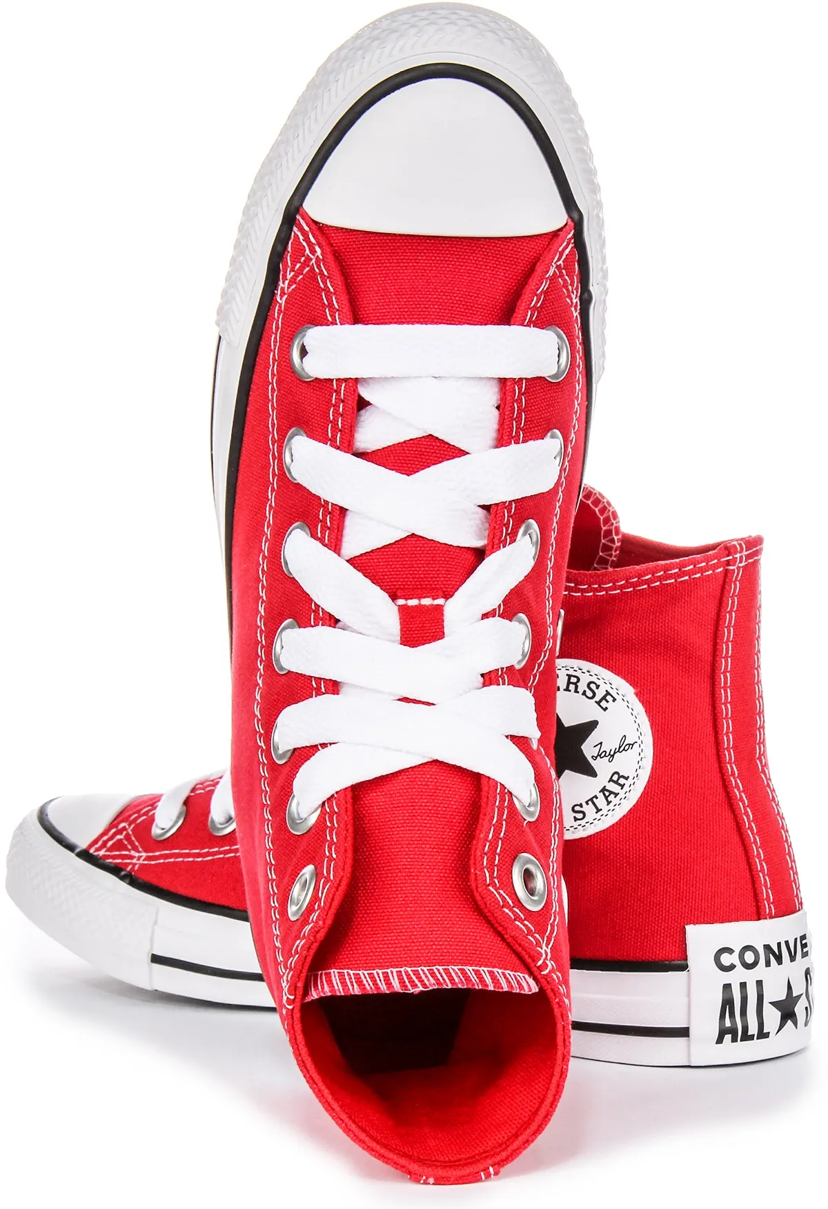 Converse All Star Hi Sketch A10399C In Red For Junior Shoes Converse