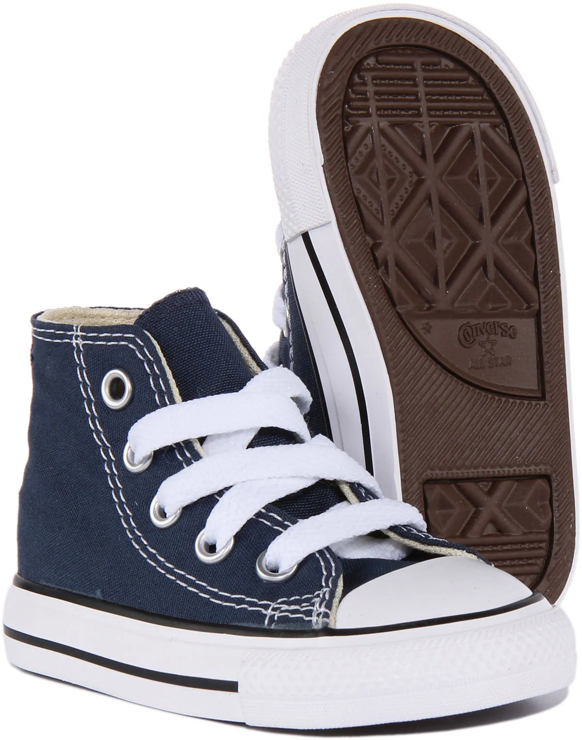 Converse All Star High In Navy For Infants Shoes Converse