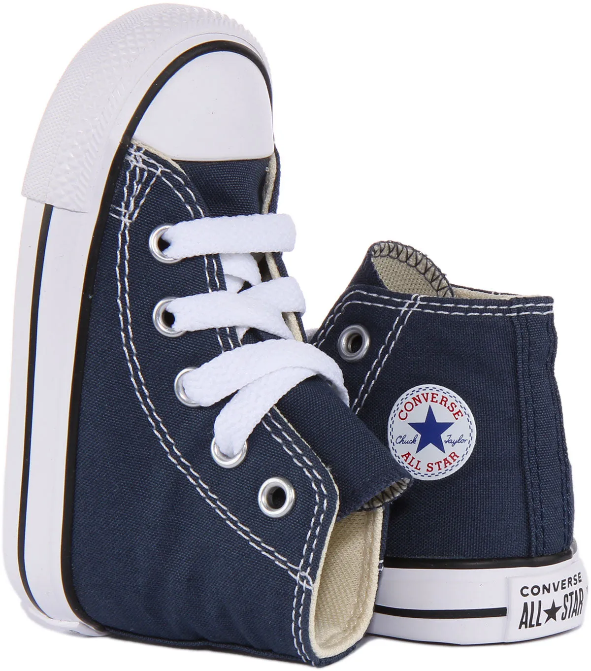 Converse All Star High In Navy For Infants Shoes Converse