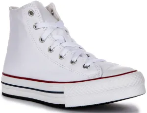 Converse All Star High Lift 272856C In White For Junior Shoes Converse