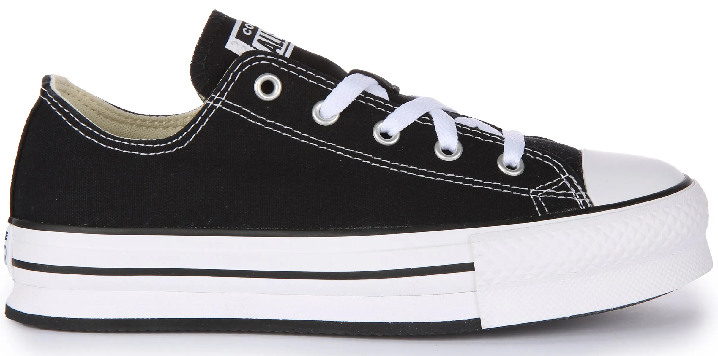 Converse All Star Lift 272857C In Black White For Junior Shoes Converse