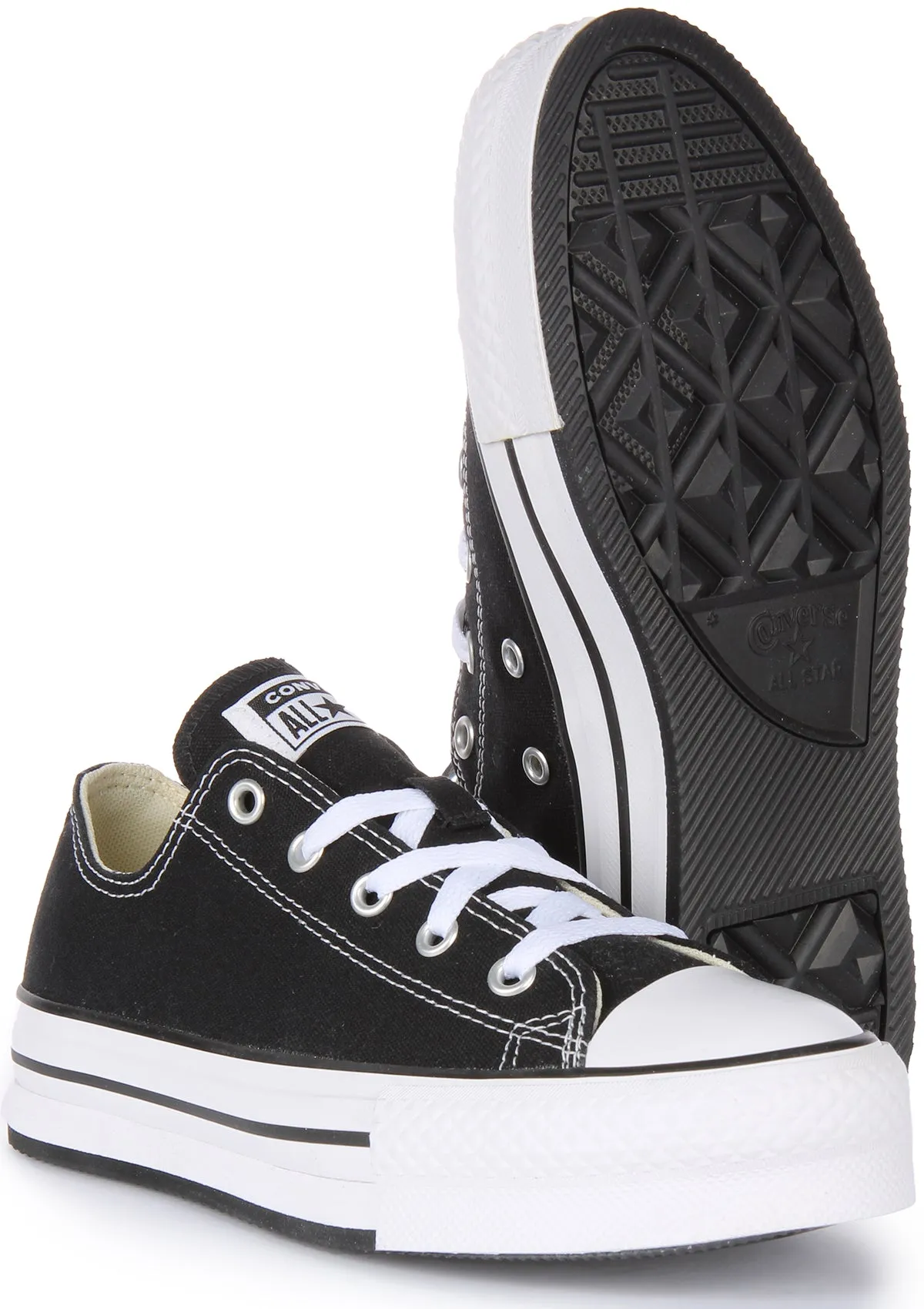 Converse All Star Lift 272857C In Black White For Junior Shoes Converse