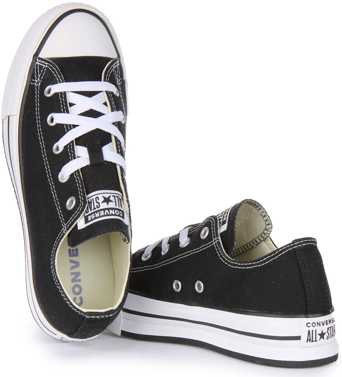 Converse All Star Lift 272857C In Black White For Junior Shoes Converse
