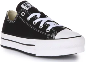 Converse All Star Lift 272857C In Black White For Junior Shoes Converse