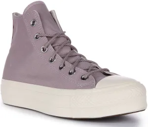 Converse All Star Lift A05014C In Lilac For Women Shoes Converse