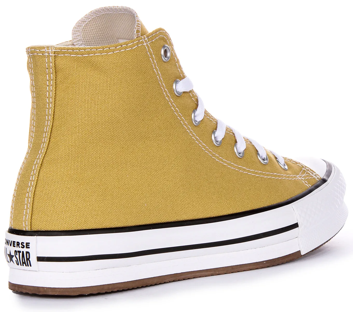 Converse All Star Lift A05467C In Mustard For Junior Shoes Converse