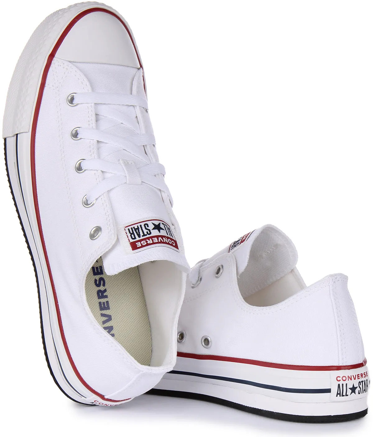 Converse All Star Low 3J256C In White For Kids Shoes Converse