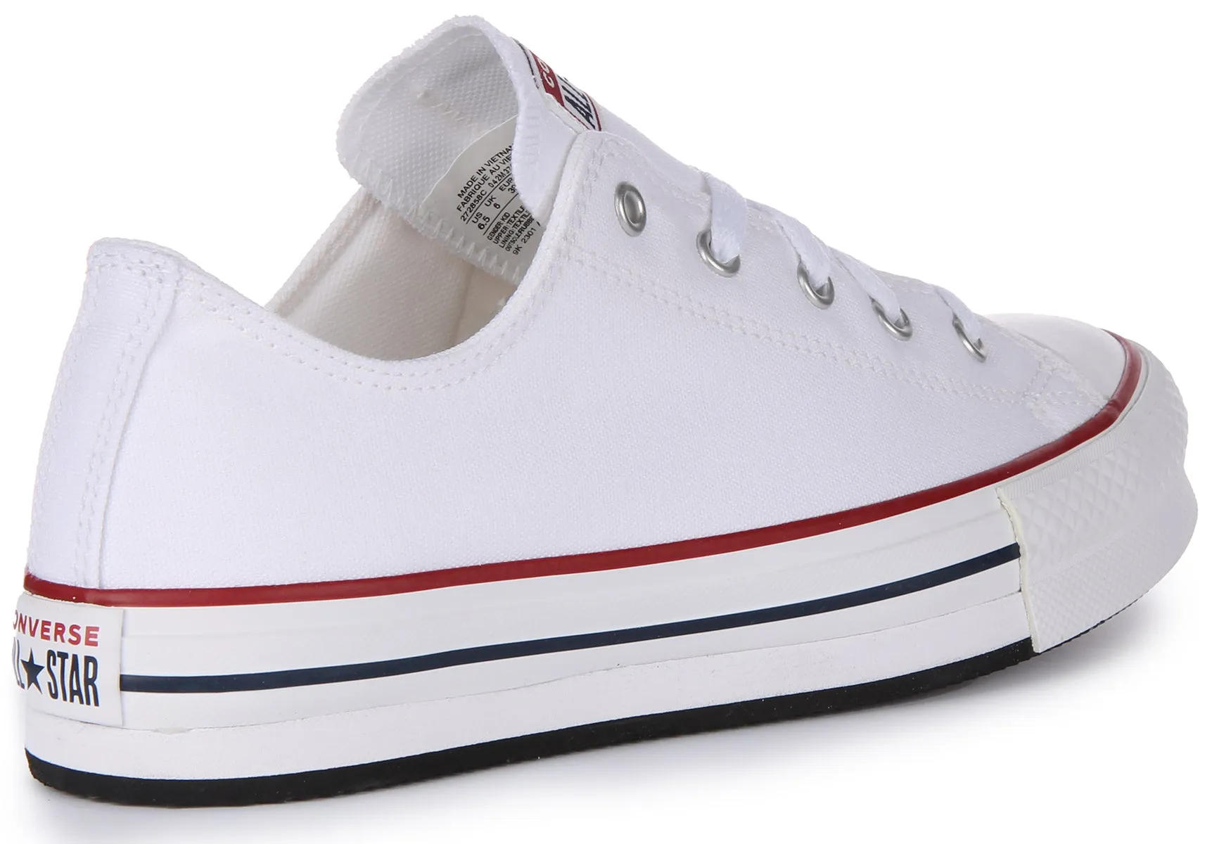 Converse All Star Low 3J256C In White For Kids Shoes Converse