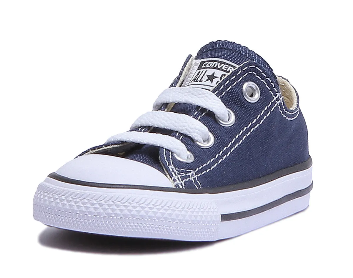 Converse All Star Low Core Trainer In Navy For Infants Shoes Converse