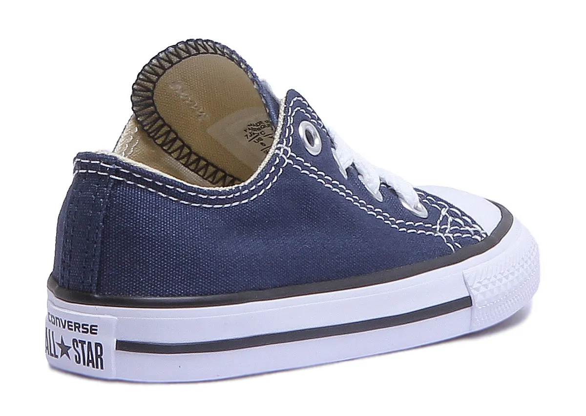 Converse All Star Low Core Trainer In Navy For Infants Shoes Converse
