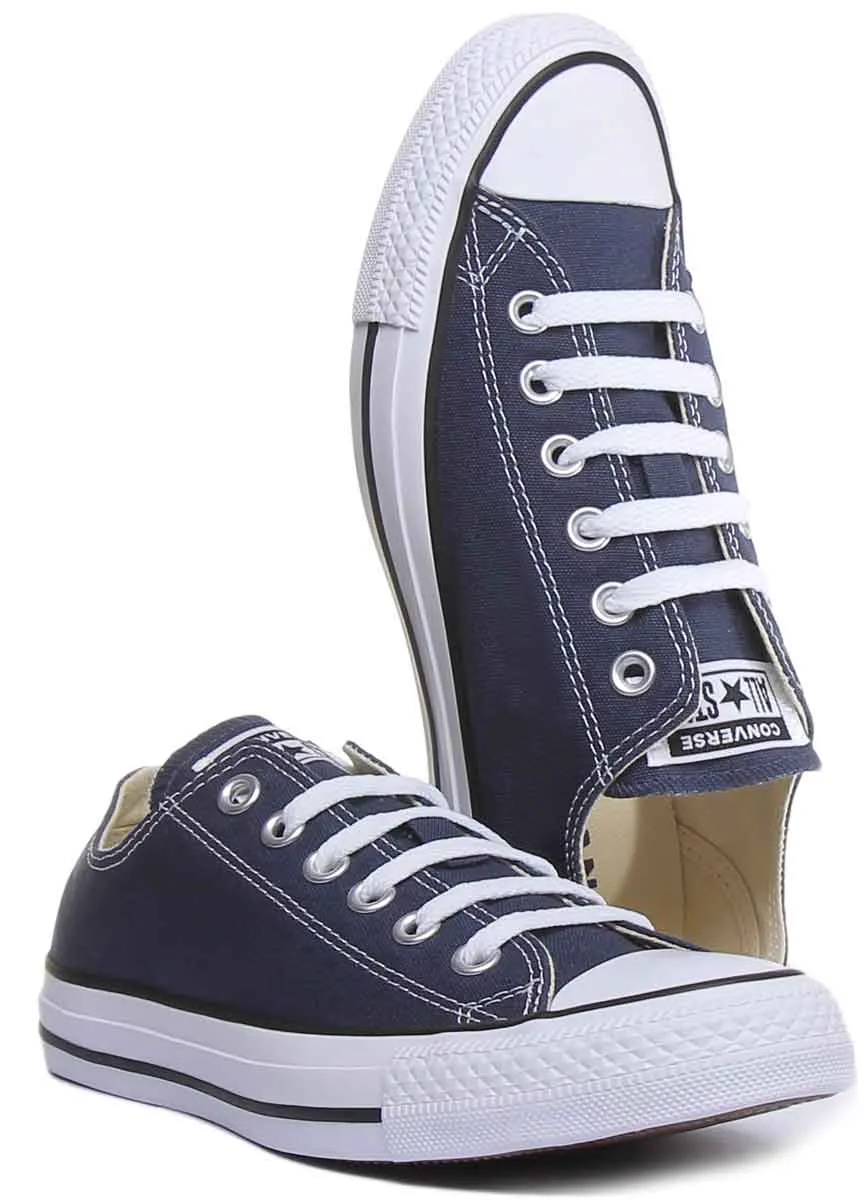 Converse All Star Low Trainer In Navy For Unisex Shoes Converse