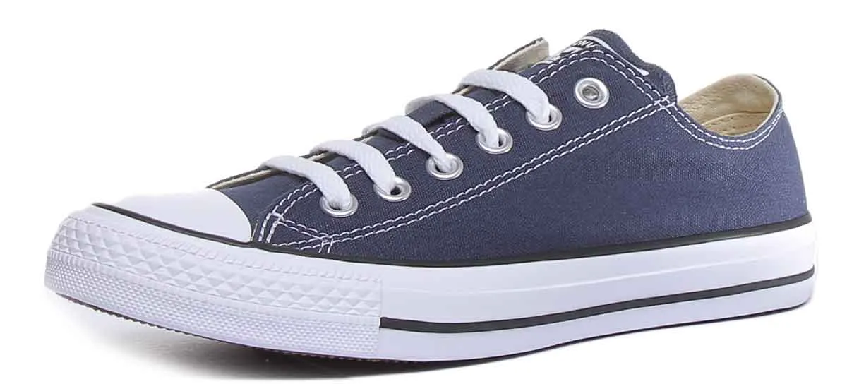 Converse All Star Low Trainer In Navy For Unisex Shoes Converse