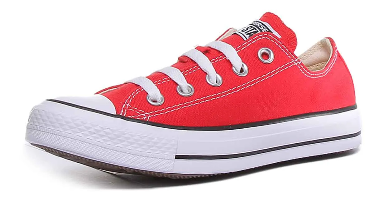 Converse All Star Low Trainer In Red Shoes Converse