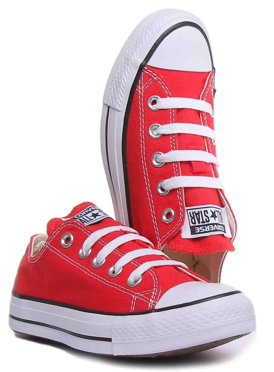 Converse All Star Low Trainer In Red Shoes Converse