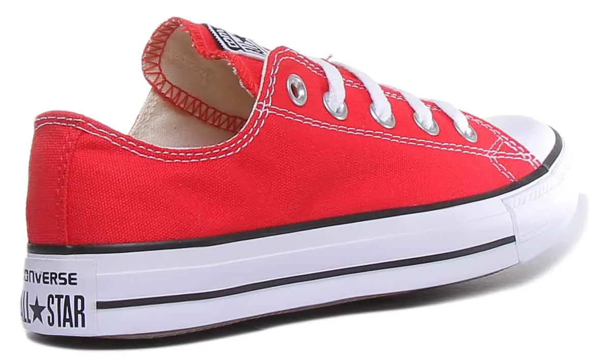 Converse All Star Low Trainer In Red Shoes Converse