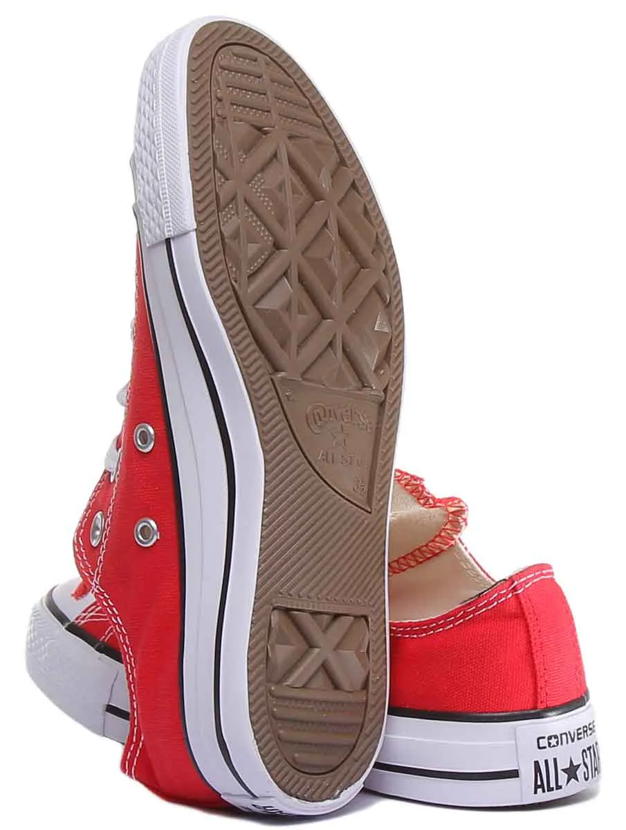 Converse All Star Low Trainer In Red Shoes Converse