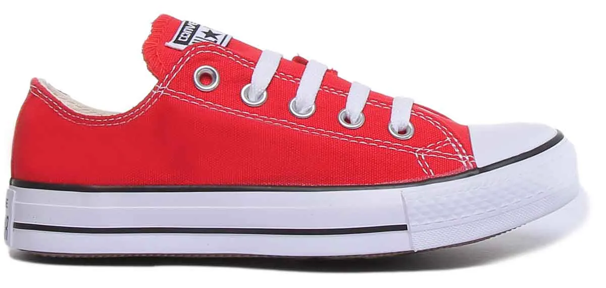 Converse All Star Low Trainer In Red Shoes Converse