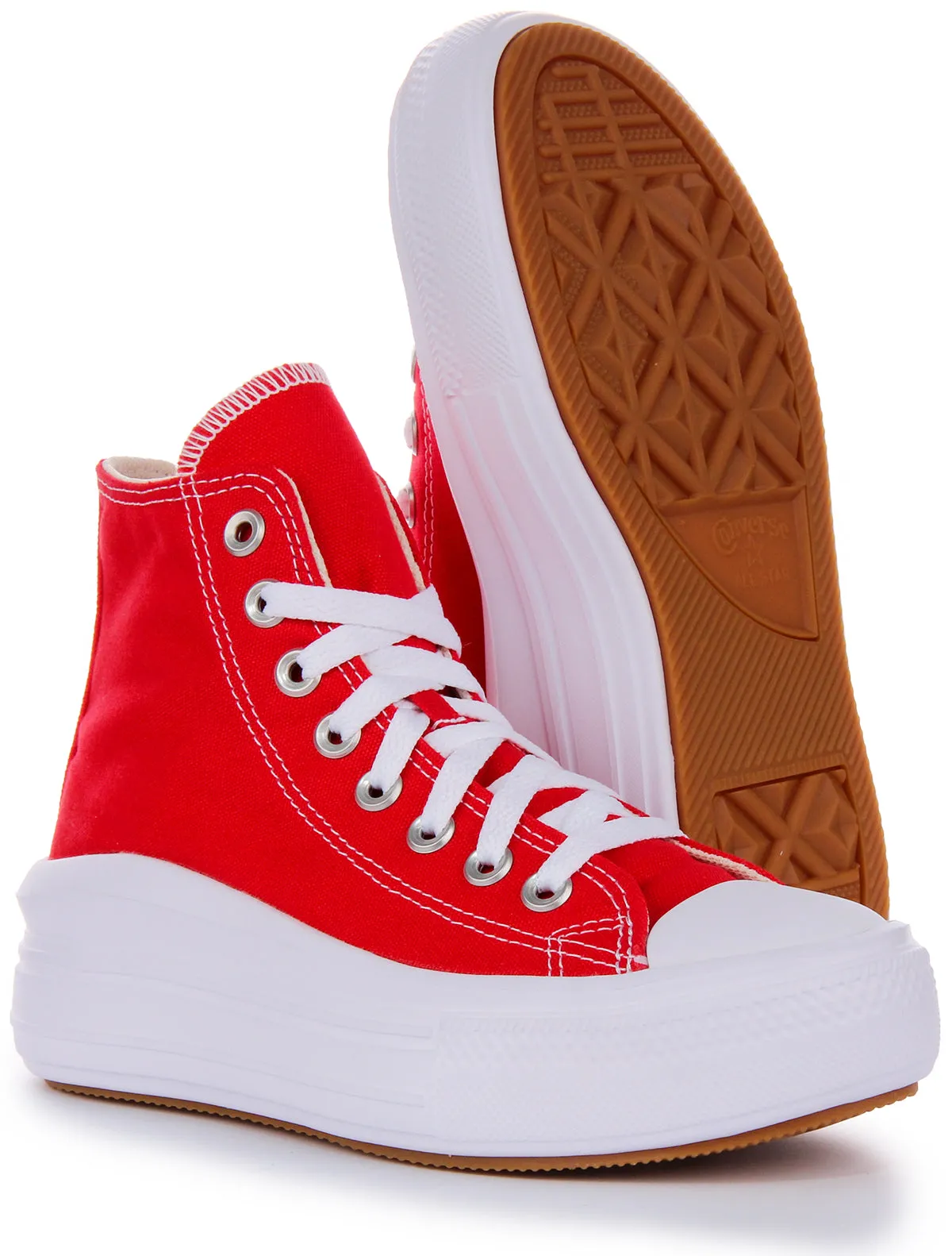 Converse All Star Move A09073C In Red White Shoes Converse