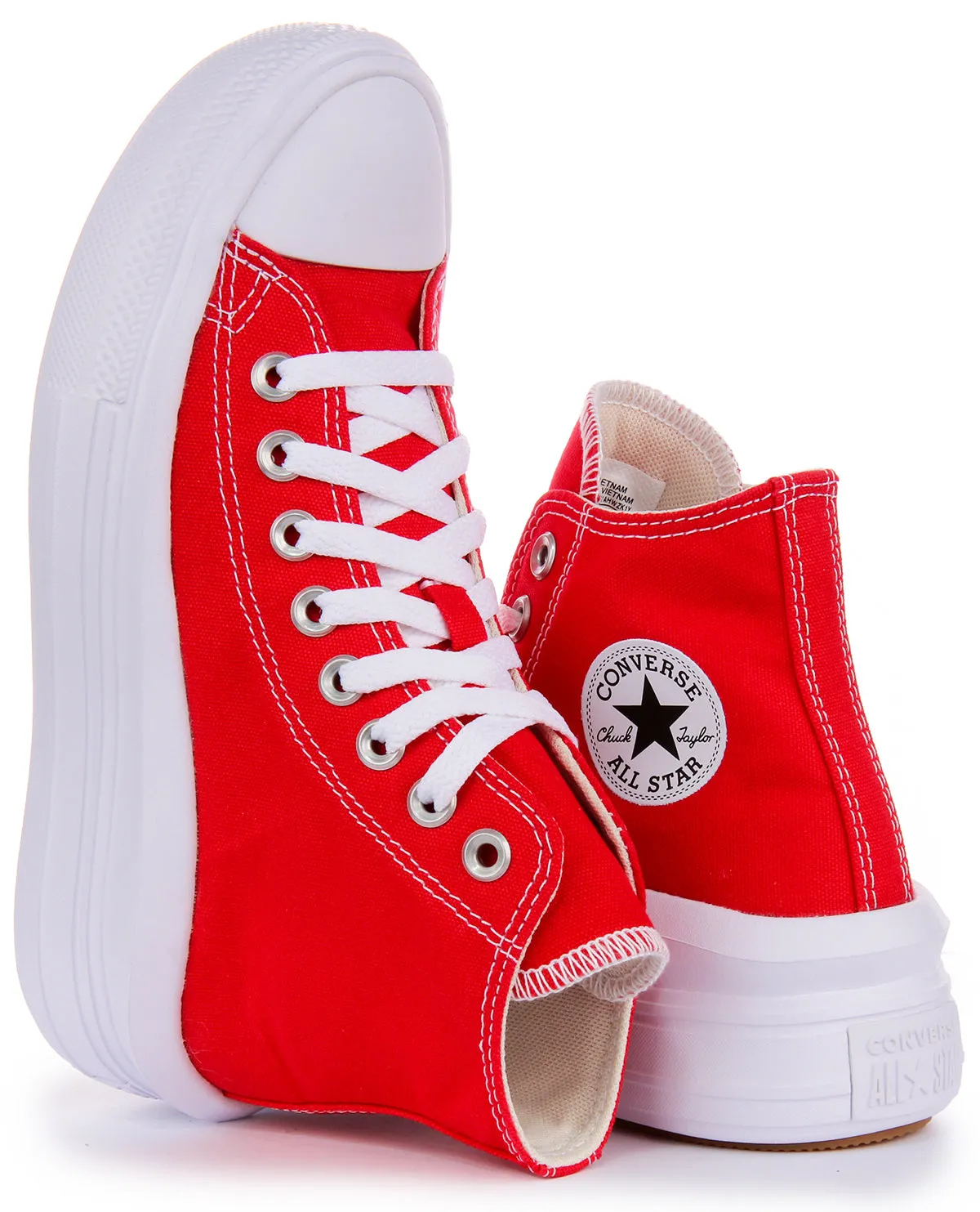 Converse All Star Move A09073C In Red White Shoes Converse