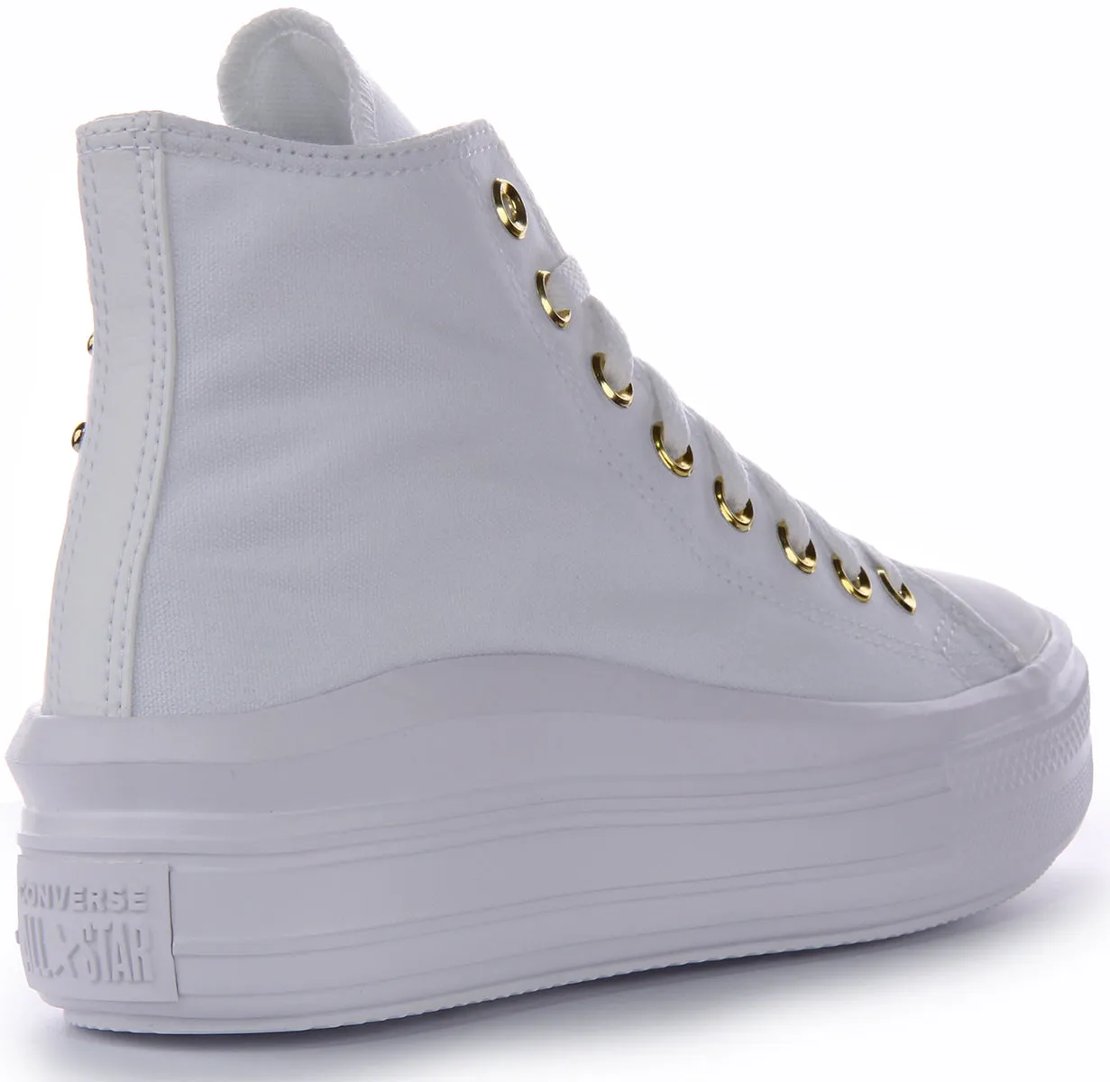 Converse All Star Move Platform A05459C In White Gold Shoes Converse