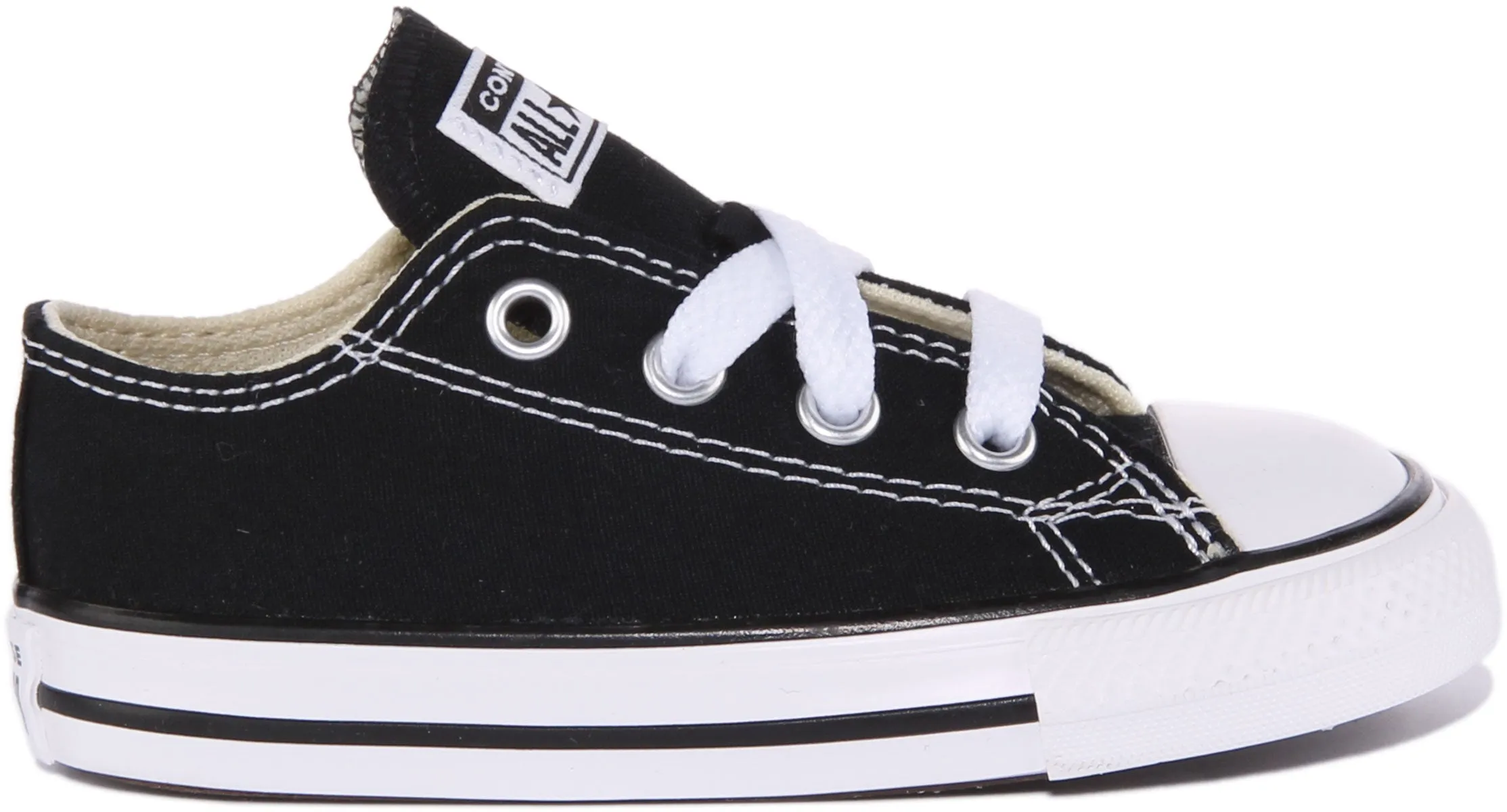 Converse All Star Ox Core Infants In Black Shoes Converse
