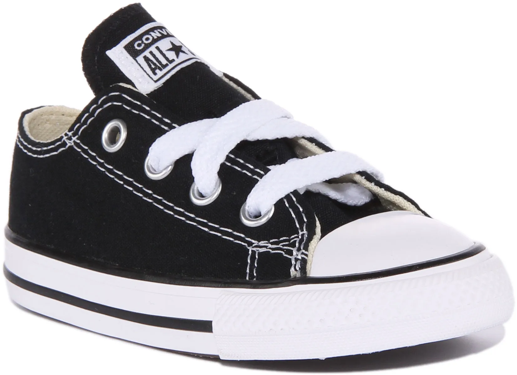 Converse All Star Ox Core Infants In Black Shoes Converse
