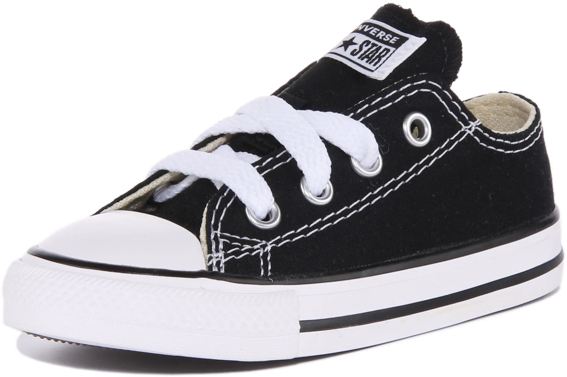 Converse All Star Ox Core Infants In Black Shoes Converse
