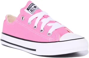 Converse All Star Ox Core Kid In Pink For Kids Shoes Converse